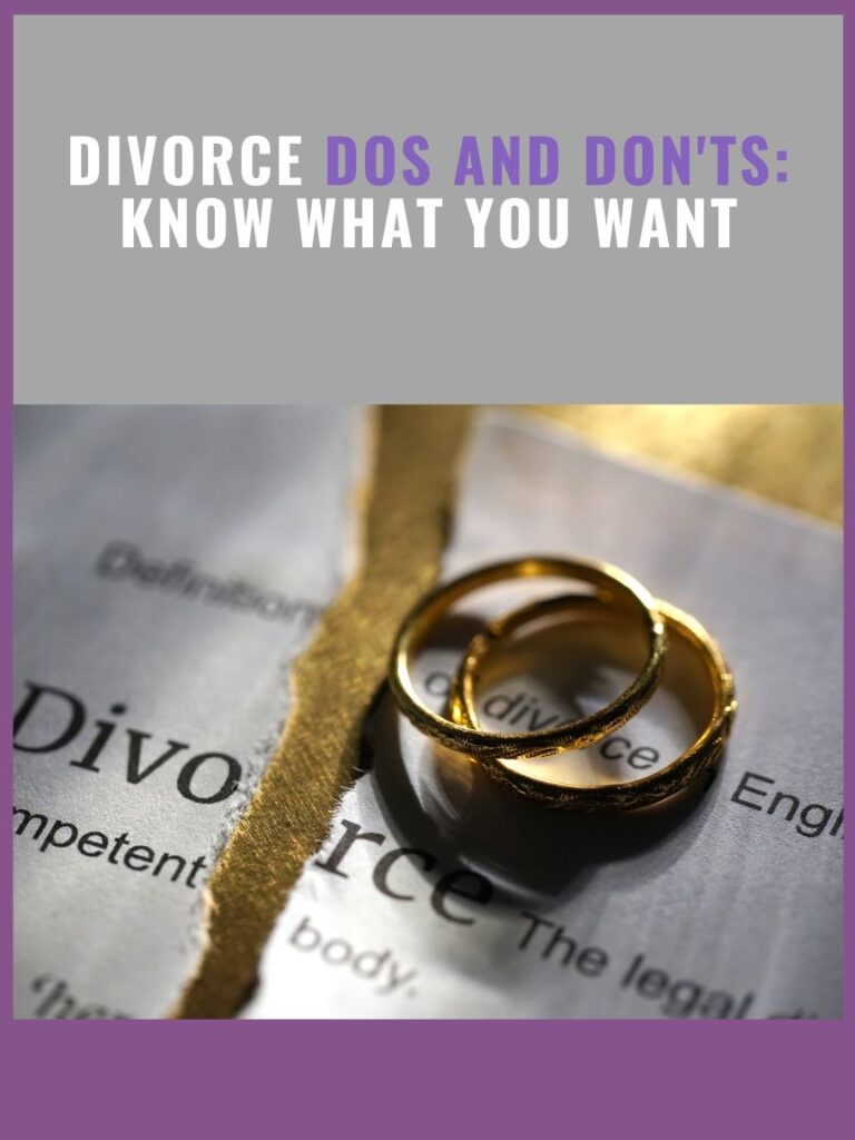 Divorce Dos and Donts